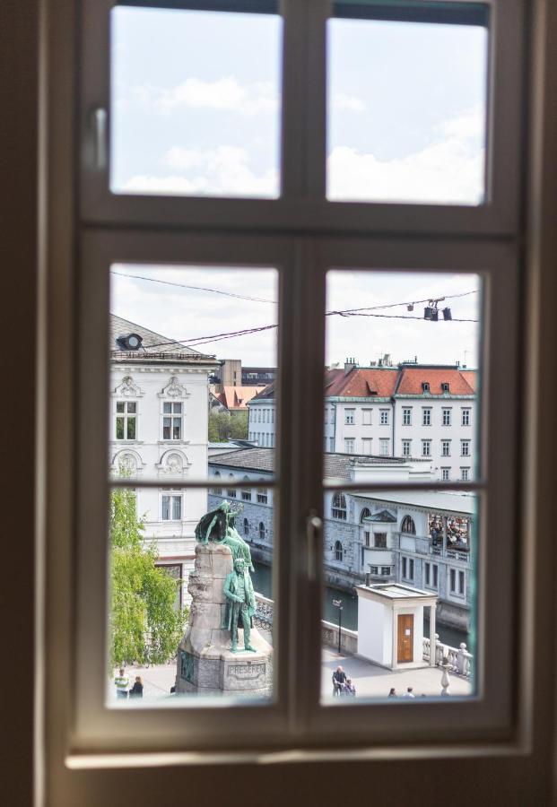 Triple Bridge Ljubljana Apartment Luaran gambar